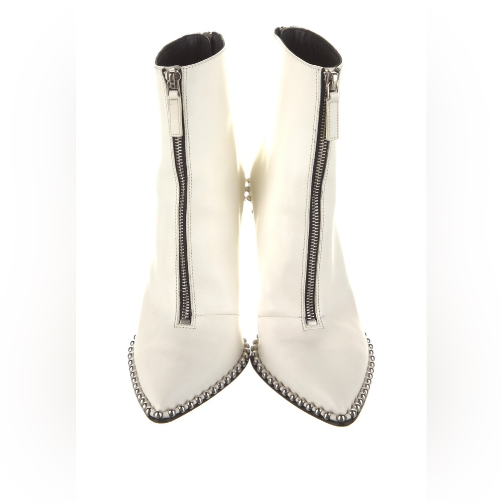 Alexander Wang studded White Leather Boots